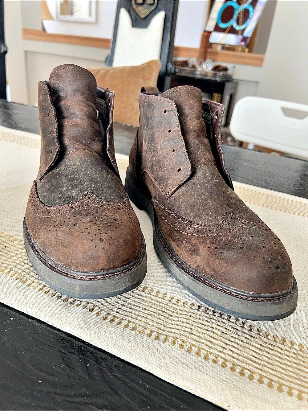 Timberland - Squall Canyon - Men's Brown Wingtip Chukka - Boots US 11.5